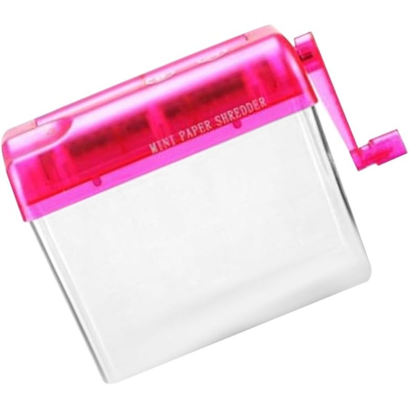 Manual Handheld Paper Shredder Portable for A4 Documents Credit Cards Home Office Use - Image 1
