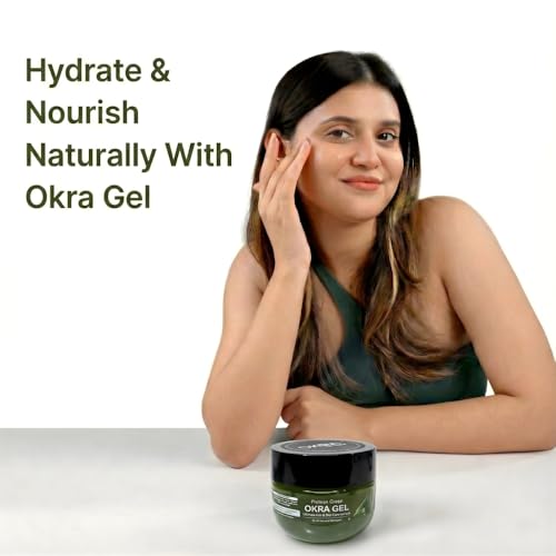 Alara Bhindi Okra Gel for Face & Hair | Natural Gel Moisturizer for Dry Skin, Anti-Aging, Dandruff Control & Acne Control | Hydrating Face Gel for Glowing Skin | Hair Growth Booster - 100g - Image 5