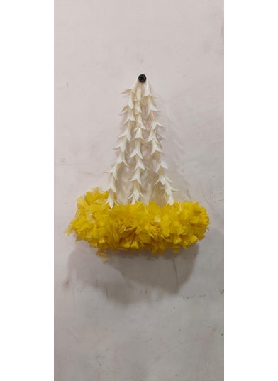 SP SELLPLUS Sellplus Backdrop Setup for Mehndi haldi Marrige Pooja ganpati Home Decoration Combo of Marigold Strings Set 19  - Image 2