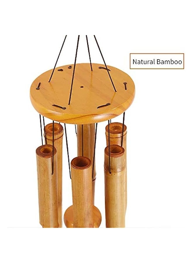 منتجات الخيزران الإبداعية أجراس الرياح الحرف الحلي ديكور الفندق قلادة نمط الرجعية هدية عيد ميلاد أنبوب الخيزران اليدوية - Image 3