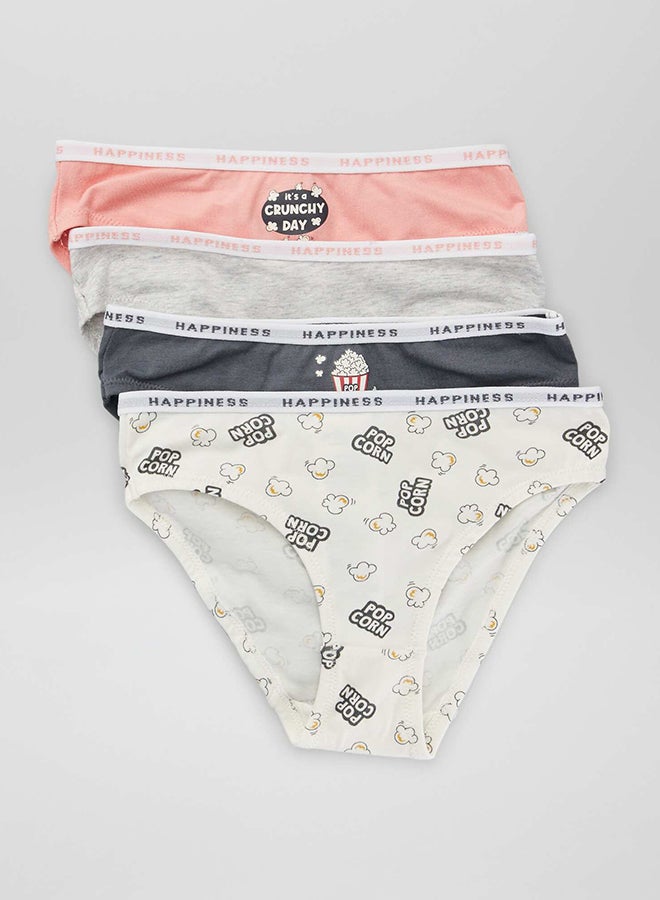 Kiabi Pack of 4 printed briefs  - Image 1