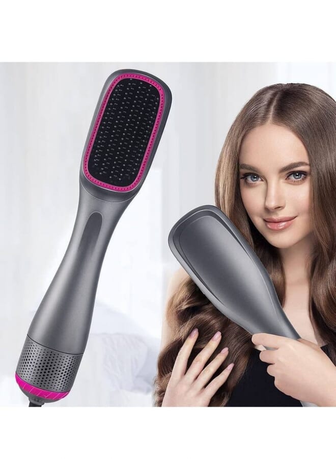 PROMASS 3 In 1 Professional Hair Brush Negative Ion Blow Dryer Straightening Brush Hot Air Styling Comb - Image 1