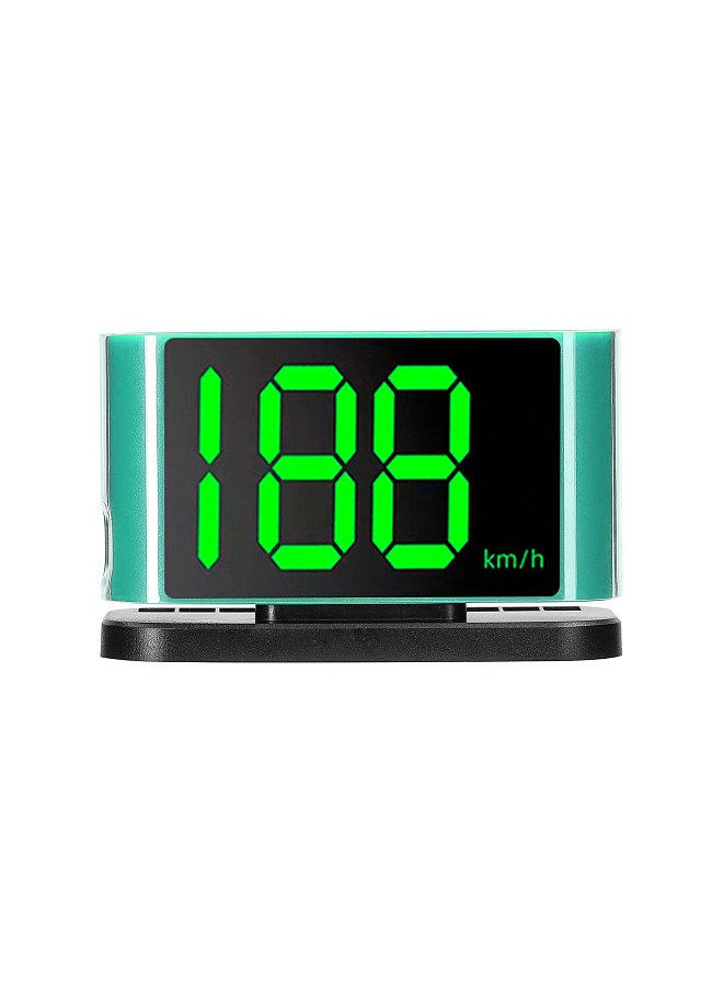 Generic - Car HUD Headup Display GPS Digital Speedometer with LED Large Font Display Phone Number Display Area for Car Truck SUV Motorcycle - Image 1