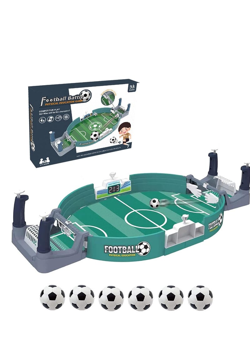 ELTRAZONE Football Table Interactive Game, Mini Tabletop Soccer Pinball Game | Family Sports Board Game for Kids & Adults | Improves Children’s Agility & Social Skills | Durable Compact Design for Family Fun  - Image 1