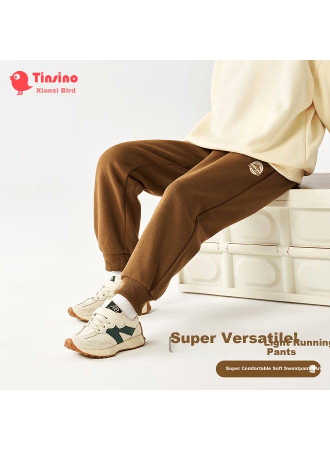 Tinsino Kids Pants Spring Boys Girls Casual Sports Pants For Toddlers And Children