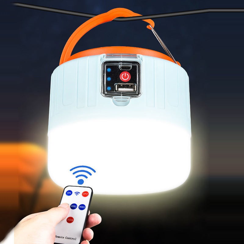 Outdoor Camping Power Outage Emergency Lighting Glare Lamp Solar Led Rechargeable Bulb Energy-Saving Lamp - Image 4