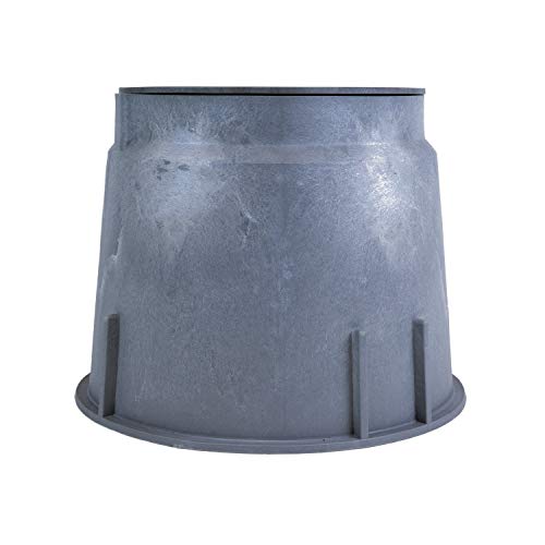 Adamax 910 Electrical Splice Box with 10-Inch Diameter, 1-Piece, Grey - Image 4
