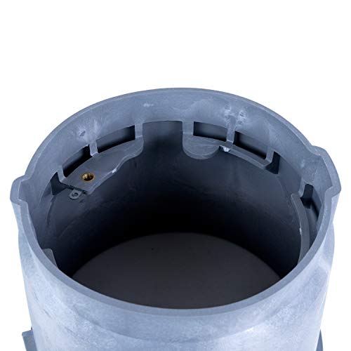 Adamax 910 Electrical Splice Box with 10-Inch Diameter, 1-Piece, Grey - Image 5