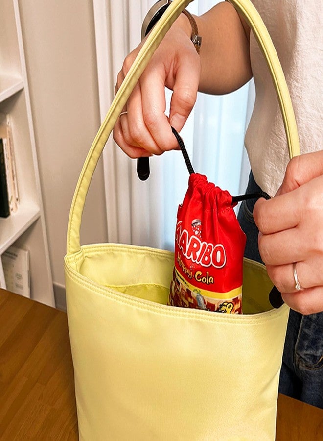 DCHK Haribo Goldbear Mini Drawstring Pouch, Polyester Small Storage Bag with String Closure, Cute Portable Pouch for Daily Essentials - Image 3