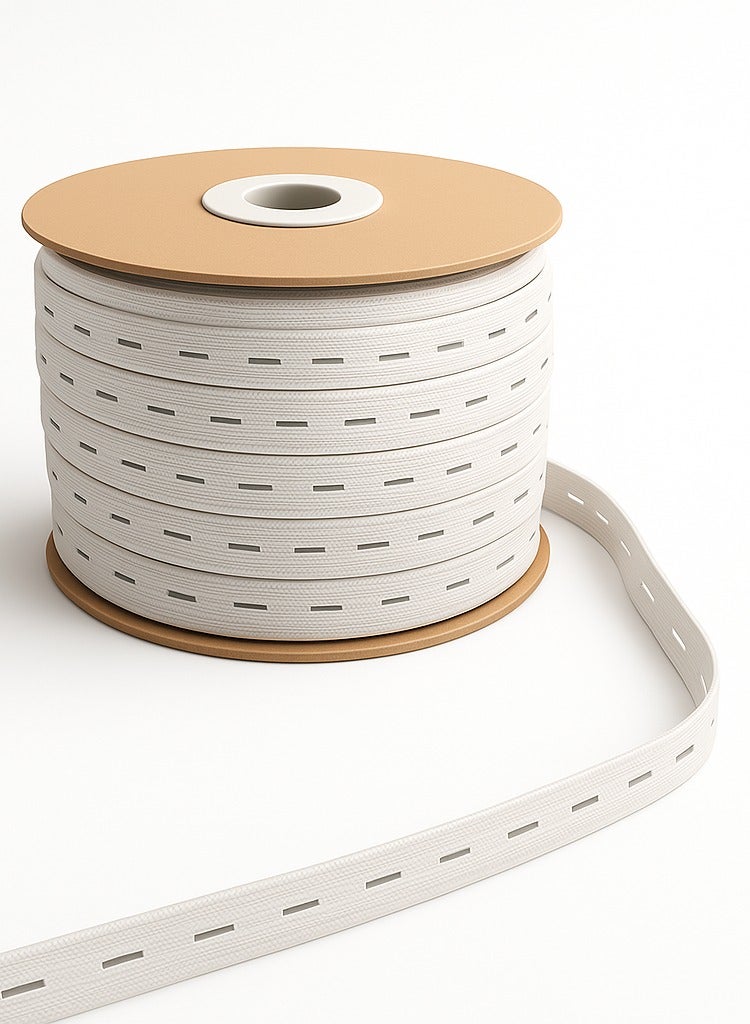 Adjustable Buttonhole Elastic – 1.5cm Wide for Tailoring & Sewing Projects (36 Yard) - Image 4