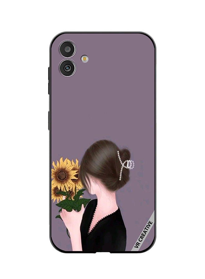VR CREATIVE Protective Case Cover For Samsung Galaxy M13 5G Sunflower Design Multicolour - Image 1