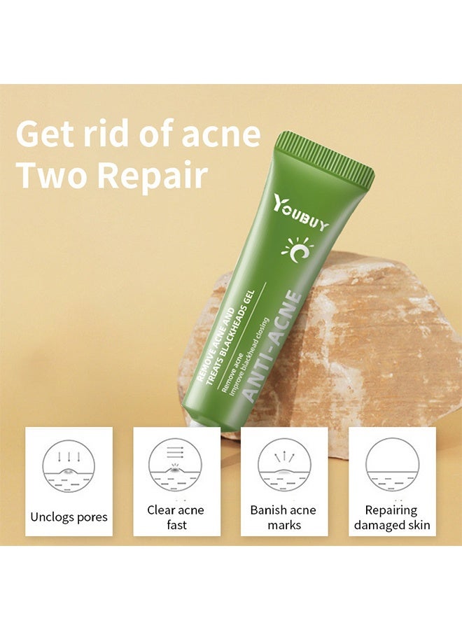 YOUBUY Anti - Acne Cream,Remove Acne and Treats Blackheads Gel ,Remove Acne Pimple and Treats Blackhead with Azelaic Acid Oil, Control Shrink Pores Redness ,Acne Remover Cream,Day Use 20g - Image 4