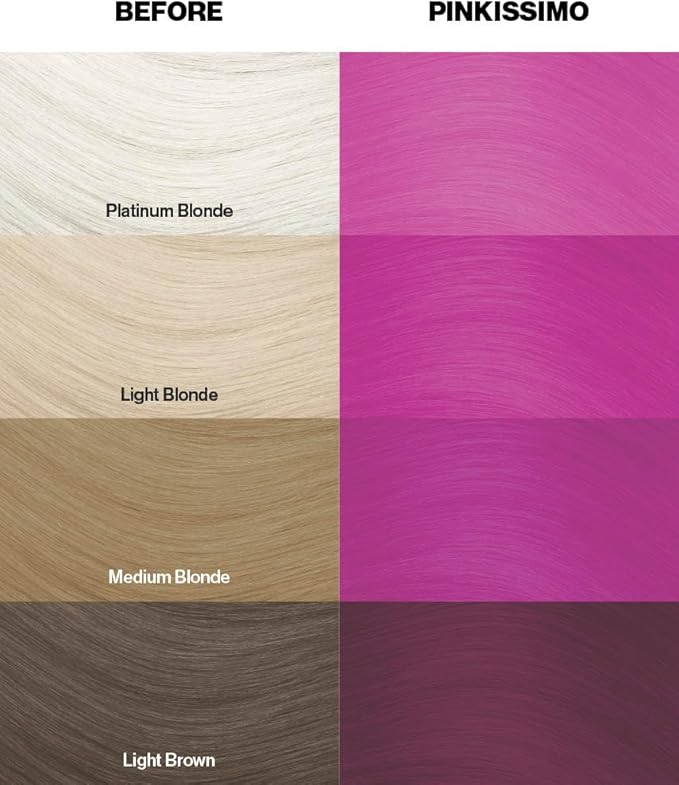 Crazy Color Vibrant Pinkissimo SemiPermanent Hair Dye Duo Highly Pigmented Magenta Conditioning Oil Nourishing Vegan Formula No Bleach or Ammonia 200ml - Image 5