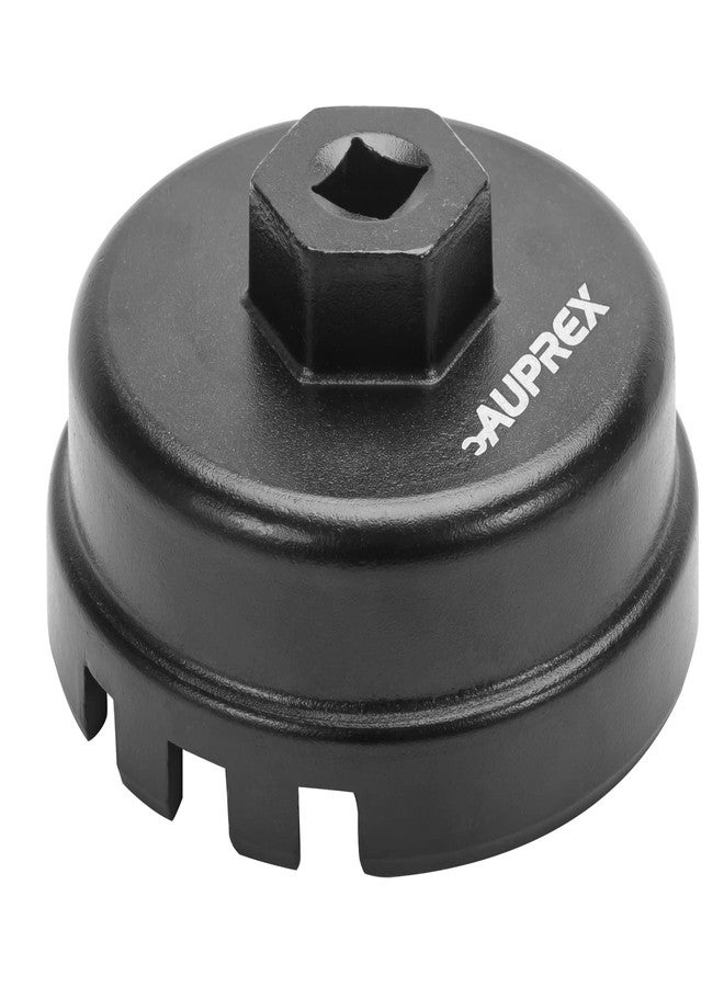 AUPREX Oil Filter Wrench Tool for Toyota Corolla, Prius, Prius Prime, Prius V, Matrix, CT200h, Scion iM/iQ/xD with 1.8 Liter Engines, 64mm 14 Flute Cup Style Oil Filter Removal Tool -6 Slots - Image 1