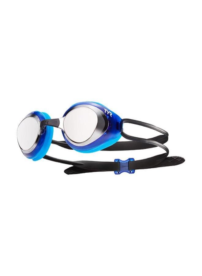 TYR TYR Blackhawk Racing Mirrored Googles, Silver/Blue/Black, One Size - Image 3