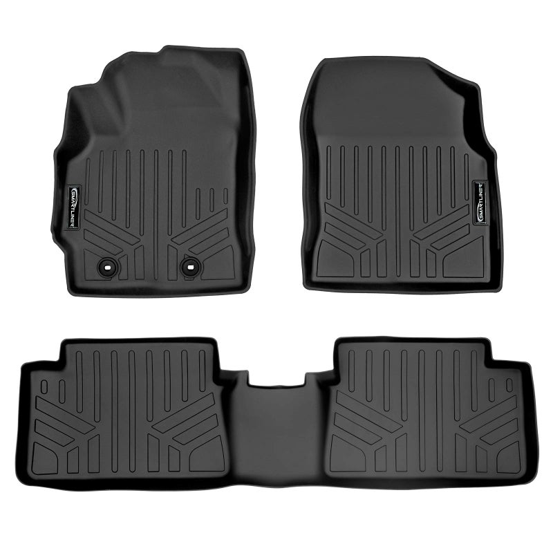 MAXLINER Floor Mats 2 Row Liner Set Black for 20172018 Toyota Corolla iM 2016 Scion iM