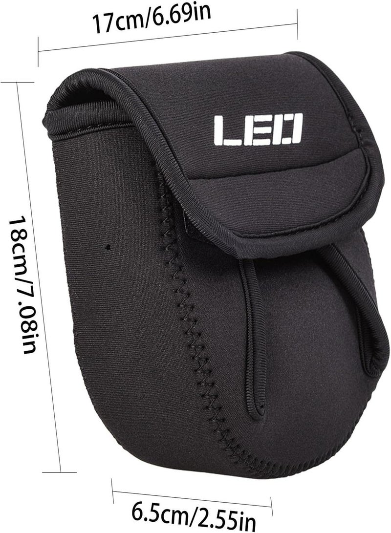 GGOOT Baitcasting Reel Bag | Spinning Reel Pouch | Fishing Reel Covers For Spinning Rods, Easy To Open Or Close, Fishing Tackle Accessories - Image 4