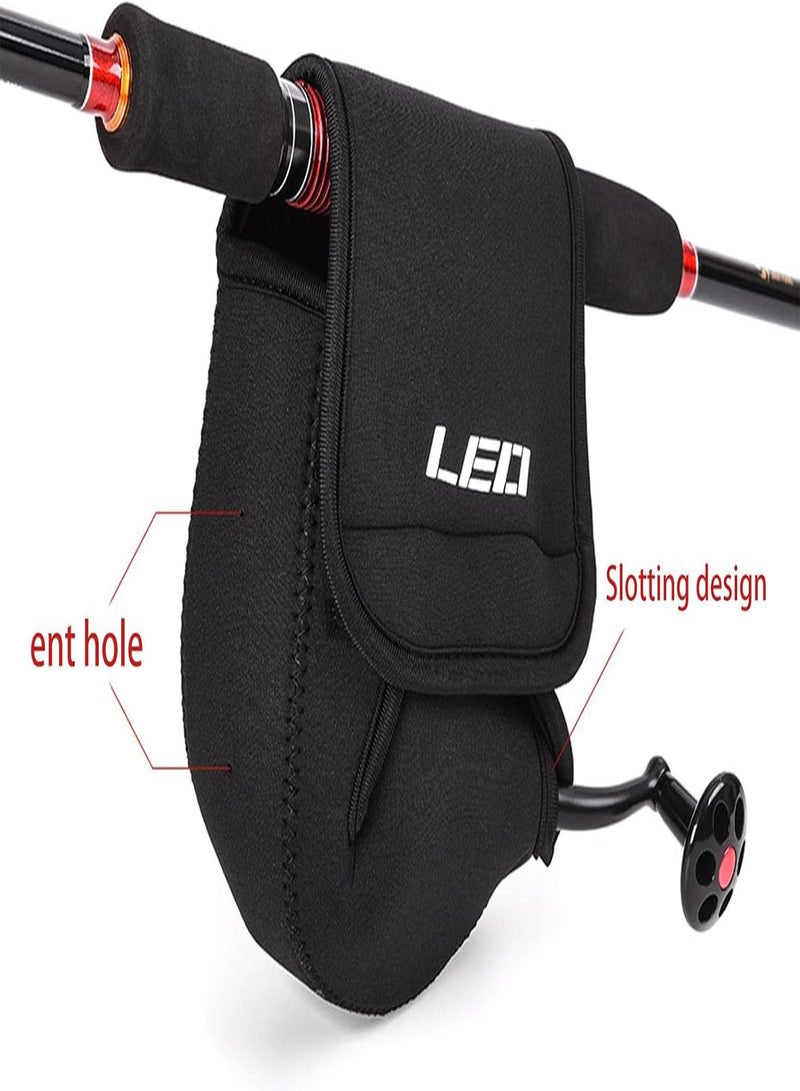 GGOOT Baitcasting Reel Bag | Spinning Reel Pouch | Fishing Reel Covers For Spinning Rods, Easy To Open Or Close, Fishing Tackle Accessories - Image 5