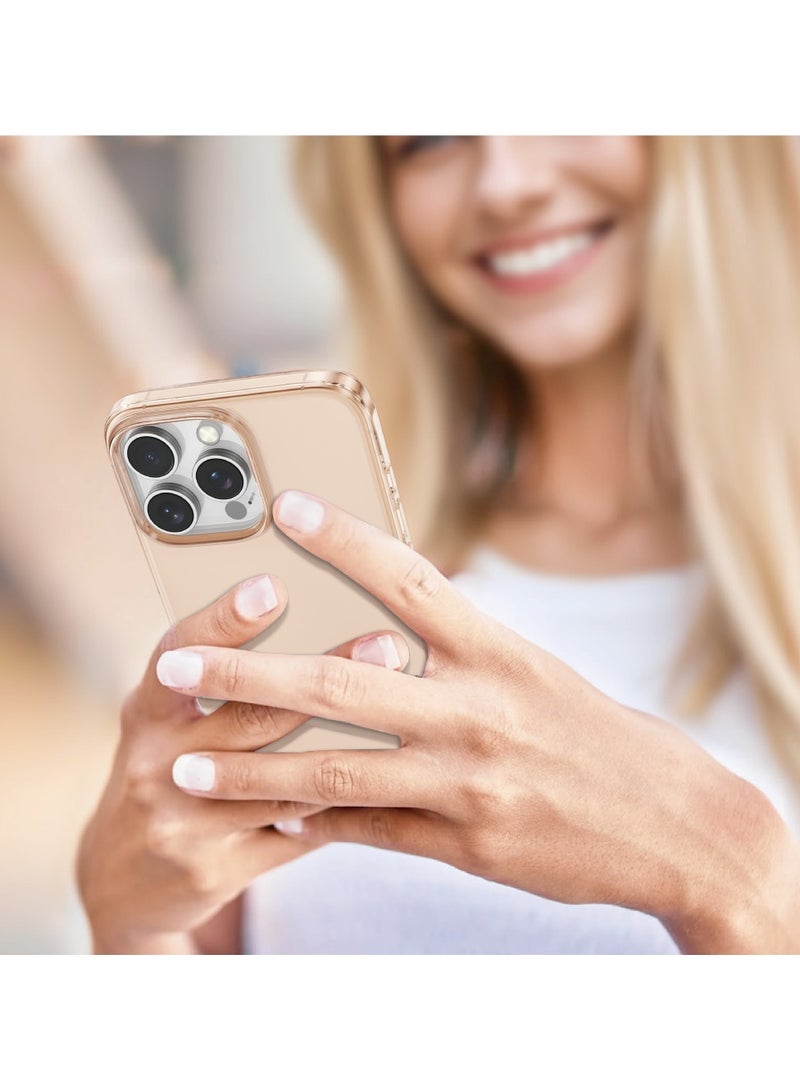 GREEN LION iPhone 16 Pro Delgado Case / Anti Fingerprint / Anti Scratch / Anti Yellowing / Shockproof / Daily Protection / Precise Cutouts / HD Clarity / Significant Slim Fit / Eco-Friendly Material - Copper Gold - Image 5