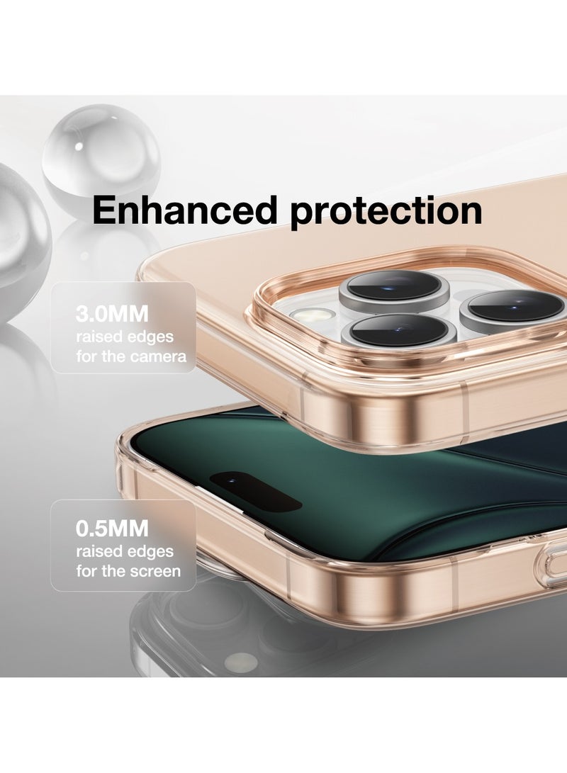 GREEN LION iPhone 16 Pro Delgado Case / Anti Fingerprint / Anti Scratch / Anti Yellowing / Shockproof / Daily Protection / Precise Cutouts / HD Clarity / Significant Slim Fit / Eco-Friendly Material - Copper Gold - Image 4