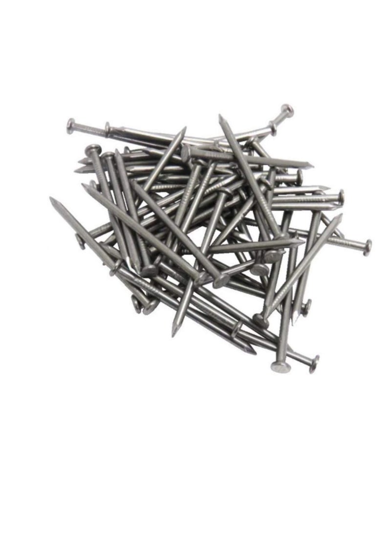 High Strength Round Head Nails For Carpentry Hardware Electrical Etc (50, 1 1/4 inch)  - Image 2