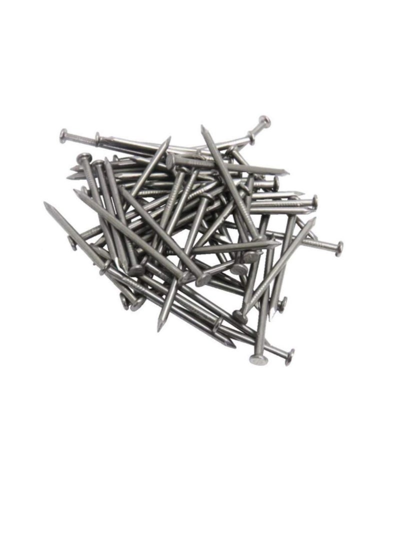 High Strength Round Head Nails For Carpentry Hardware Electrical Etc (50, 1 1/4 inch)  - Image 1