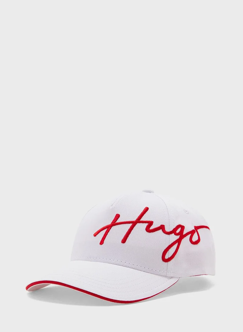 HUGO Logo Curved Peak Cap