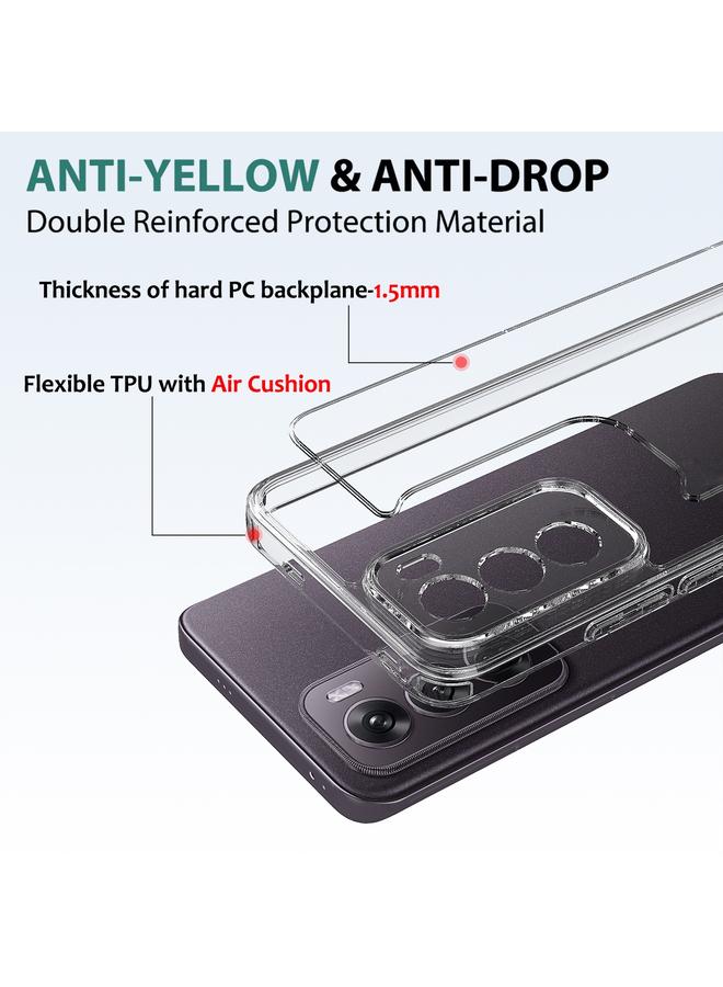 اس-توب جراب هاتف OPPO Reno12 5G Global مقاوم للخدش مصنوع من مادة TPU الأكريليكية - Image 5