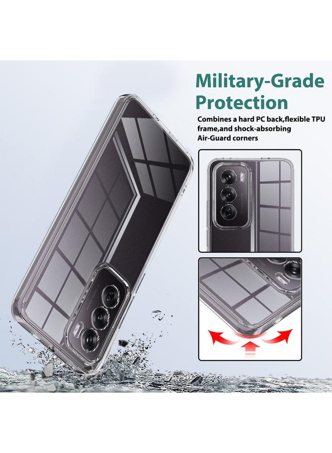 اس-توب جراب هاتف OPPO Reno12 5G Global مقاوم للخدش مصنوع من مادة TPU الأكريليكية - Image 4