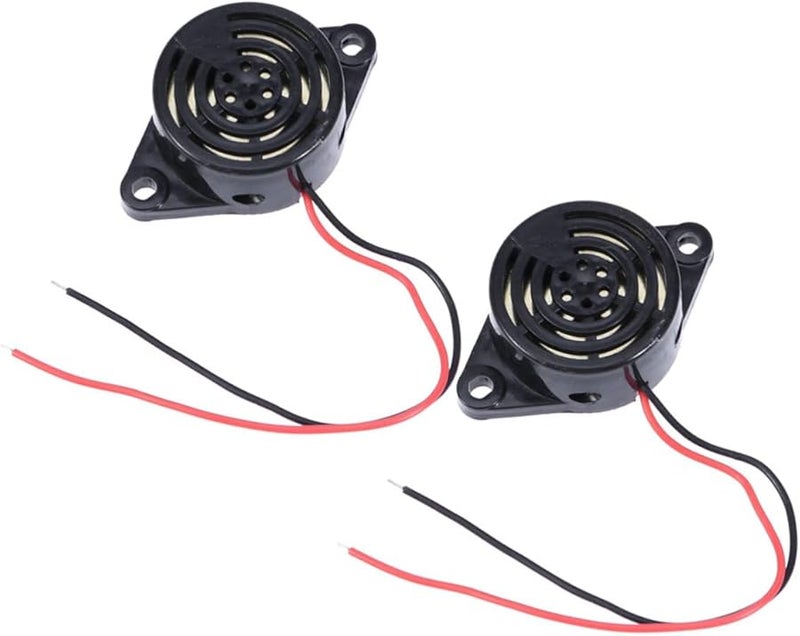 منبه إلكتروني أسود 90 ديسيبل صوت 3 24 فولت استهلاك منخفض للطاقة للاستخدام الصناعي حجم متوسط - Image 1