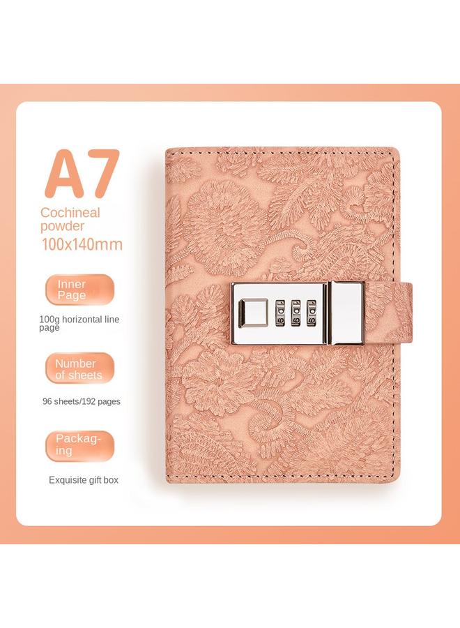 Bluejw Cross-border Wholesale Gift Password Book Couple With Lock Diary South Korea Creative Hand Account Book Student Notepad Stationery - Image 1