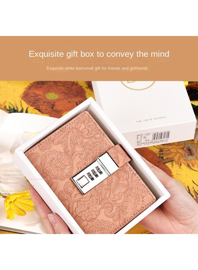 Bluejw Cross-border Wholesale Gift Password Book Couple With Lock Diary South Korea Creative Hand Account Book Student Notepad Stationery - Image 5