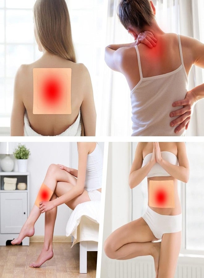 Boxania® 10Pcs Castor Oil Patches, Highly Absorbent Self-Adhesive Disposable Stickers, Organic Cotton, Castor Oil Wrap Pads for Liver,Stomach, Belly Button, Anti Leakage (Oil Not Included) - Image 4