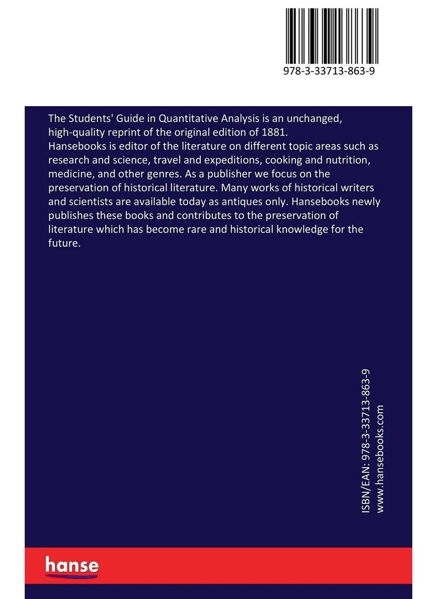 The Students' Guide in Quantitative Analysis  - Image 2