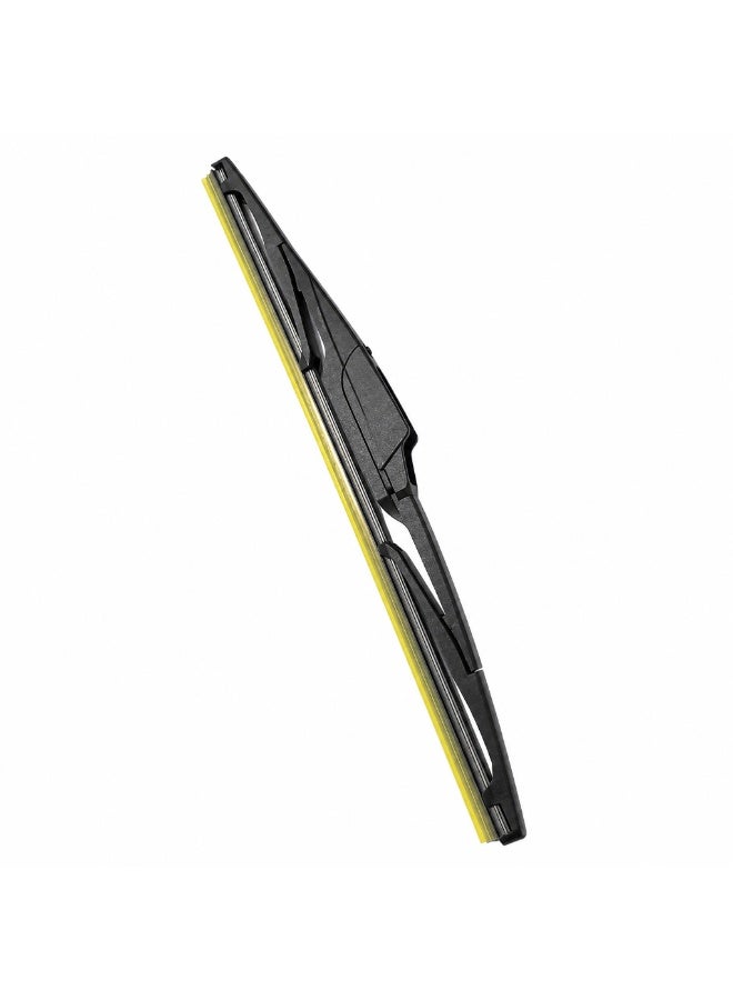 METO 1pc  Silicone Rear Windshield Wiper Blade 14" (350mm), High Temperature & Sand Resistant, Comes with 3pcs Conversion Adapters, Easy DIY Installation, No Special Tools Required, Direct Replacement for Original Rear Wiper, Fits Hyundai Tucson, Toyota RAV4 GCC Spec - Image 4