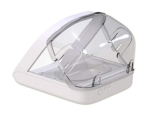 Sure Petcare SureFeed Feeder Rear Cover Only Needed to Help Ensure Persistent Pets Cant Access Food from The Rear of The Microchip Pet Feeder While The lid is Open