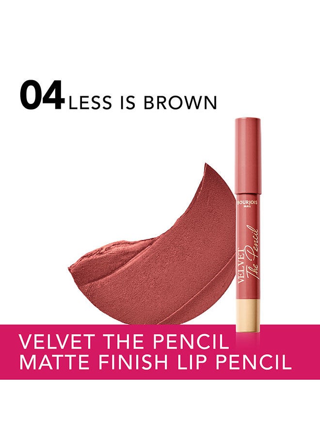 BOURJOIS PARIS - قلم فيلفيت ذا بنسل - 04- ليس براون 3 جرام - Image 1
