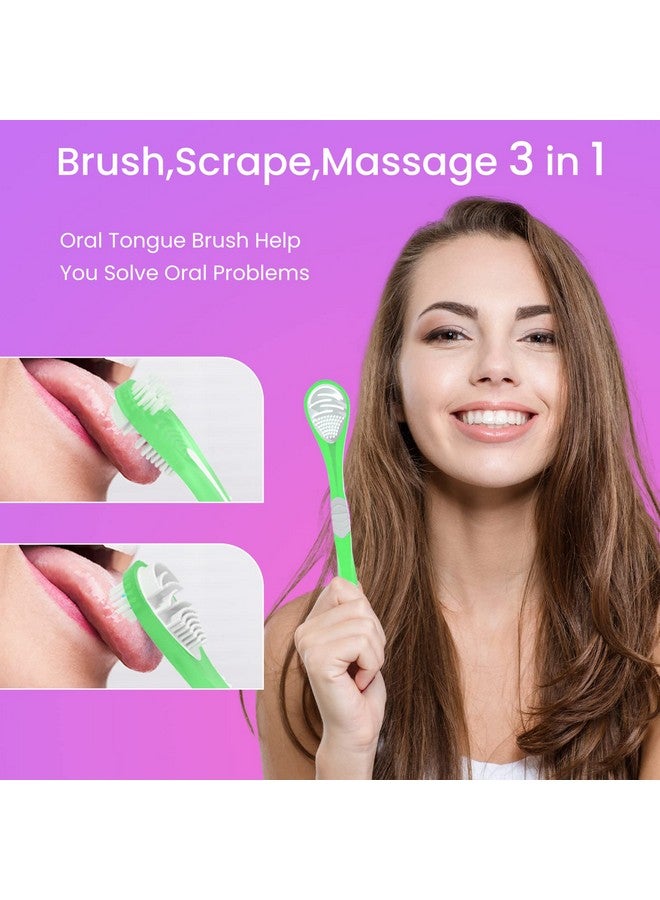 Y-Kelin Double-Side Desiged Tongue Scraper, Ultra-Soft Tongue Brush Tongue Cleaner (3 Pack) - Image 5