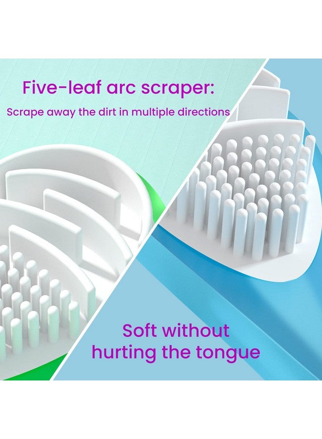 Y-Kelin Double-Side Desiged Tongue Scraper, Ultra-Soft Tongue Brush Tongue Cleaner (3 Pack) - Image 3