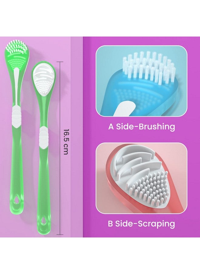 Y-Kelin Double-Side Desiged Tongue Scraper, Ultra-Soft Tongue Brush Tongue Cleaner (3 Pack) - Image 4
