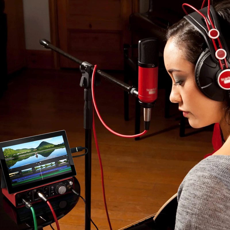 weishan Type C to USB Cable Compatible with Focusrite Scarlett Solo(3rd Gen), Scarlett 2i2(3rd Gen) USB Audio Interface, with USB C Male to USB Female Adapter, 6.6 ft - Image 4