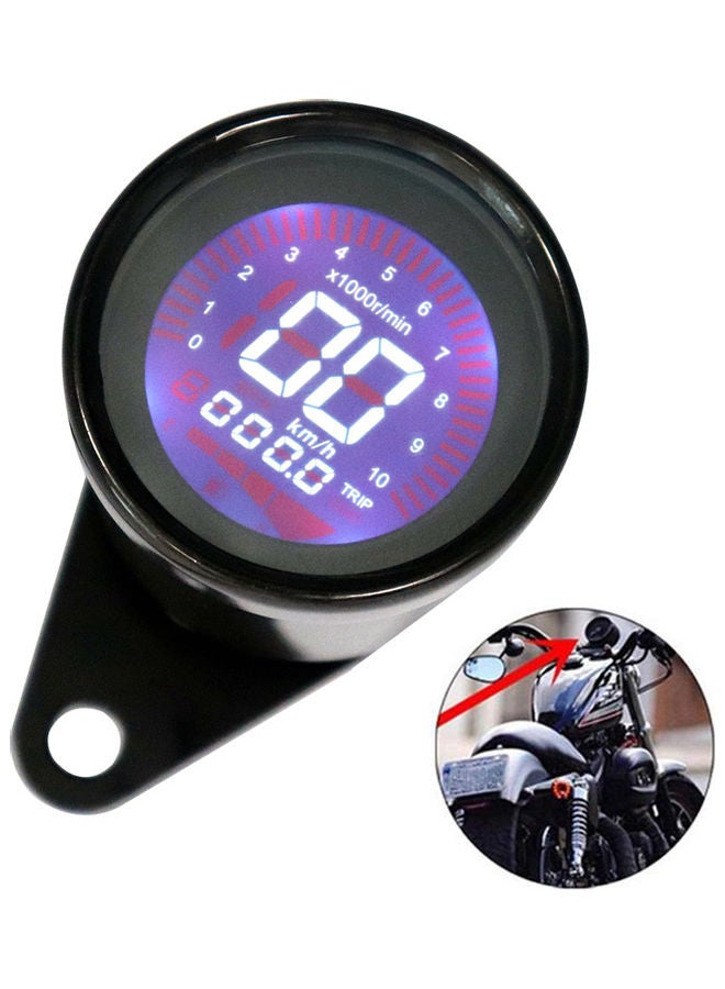 Loquat Universal Motorcycle LCD Speedometer - Image 1