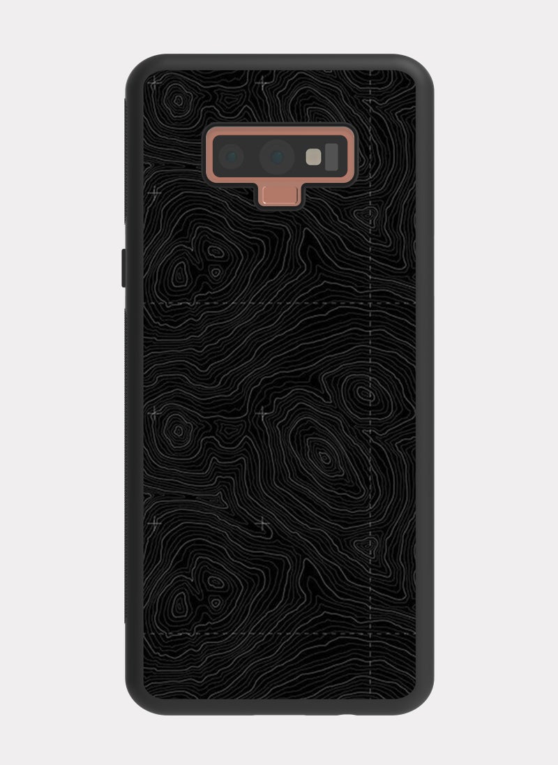 PXLAAT Samsung Galaxy Note 9 case cover Topographic Map - Image 1