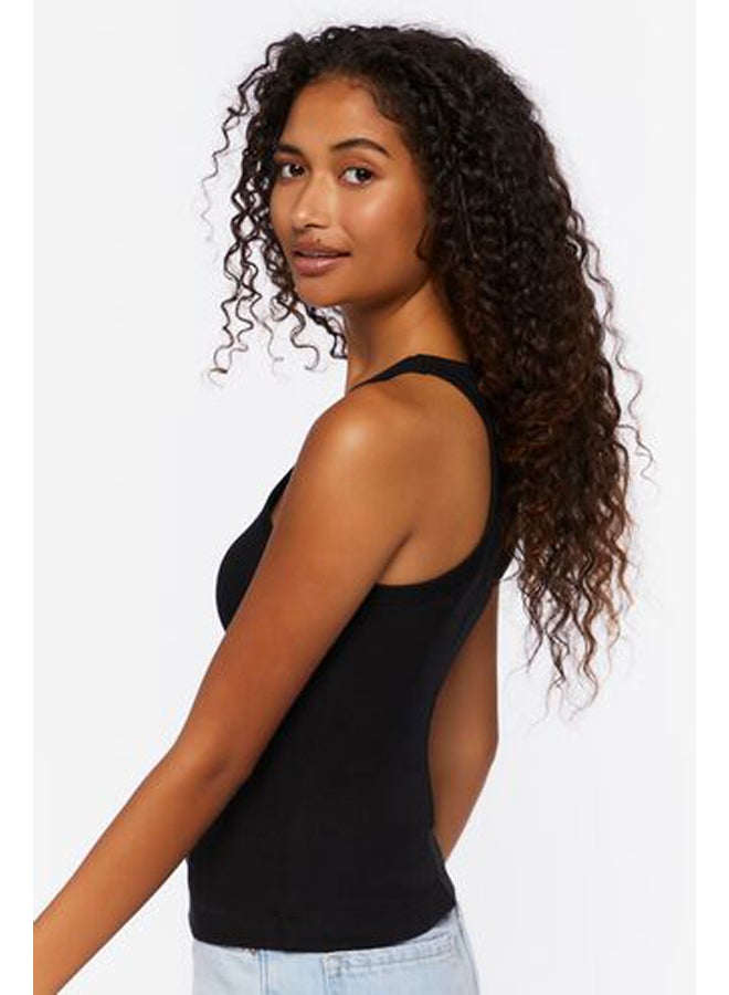 FOREVER 21 Ribbed Racerback Tank Top - Image 2