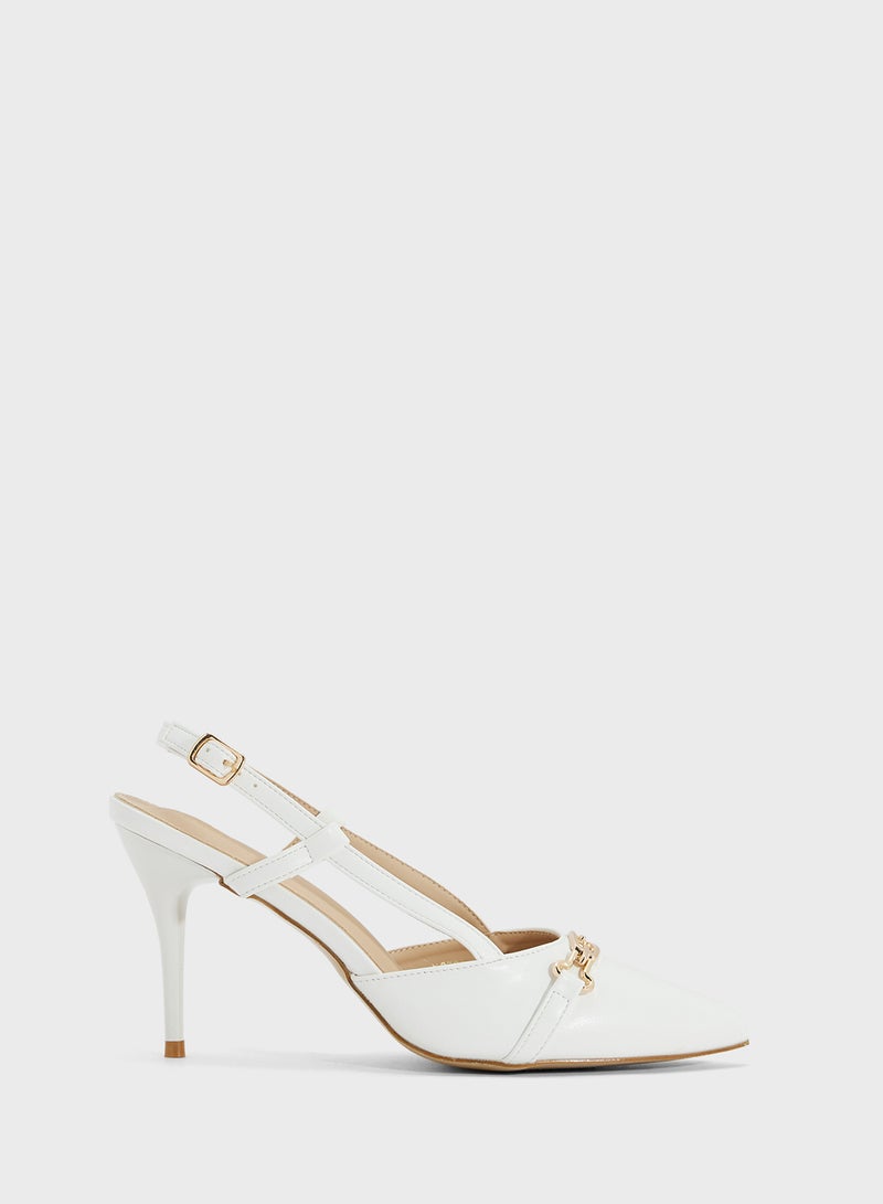 ELLA Sling Back Heeled Pump  - Image 1