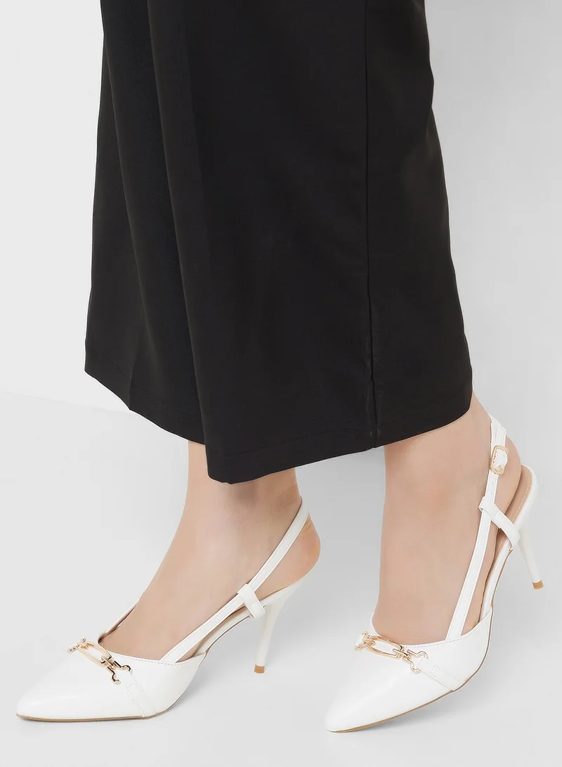 ELLA Sling Back Heeled Pump