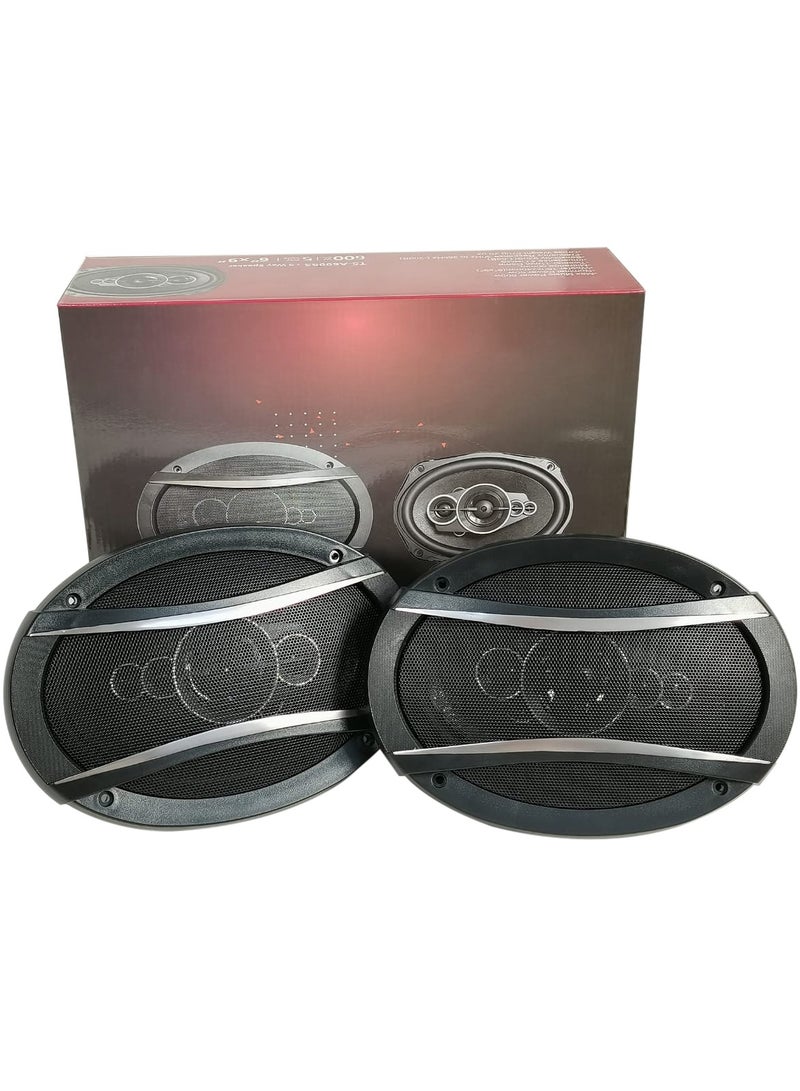Generic Car Speakers 2 Pcs Set 6 x 9 Coaxial 5 Way Speaker For Stereo Audio Video Player 600W 5 Way Voice-TSA6995S  - Image 1