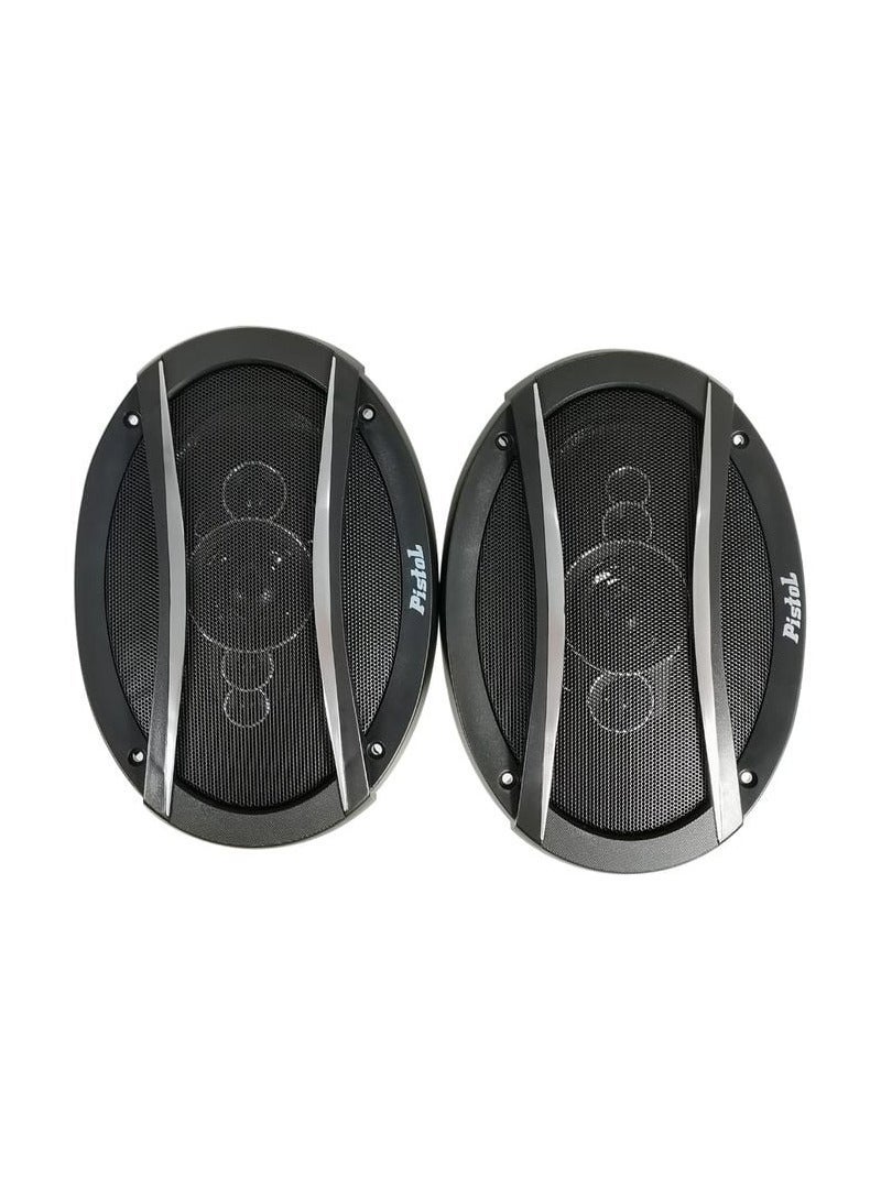 Car Speakers 2 Pcs Set 6 x 9 Coaxial 5 Way Speaker For Stereo Audio Video Player 600W 5 Way Voice-TSA6995S - Image 2