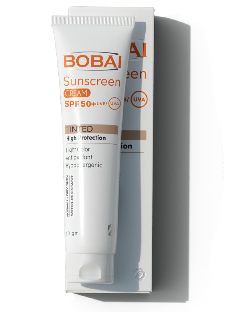 bobai Sunscreen Tinted SPF 50 Cream 60 GM - Image 1