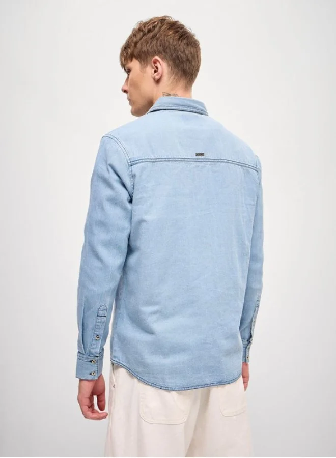 THE BEAR HOUSE Men's Shirt for Casual and Formal Wear | Classic Button-Down Style for Office, Daily Use, Travel, Events & All-Season Outfits | Versatile & Stylish Wardrobe Essential for Every Occasion